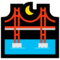 Bridge at Night emoji on Microsoft